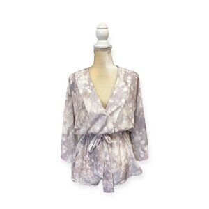 Maison Du Soir Penelope Sleep Romper Size Xs Extra Small Satin